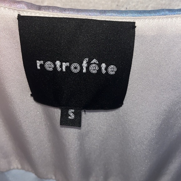 Retrofete Auris Silk Mini Dress - Picture 4 of 7